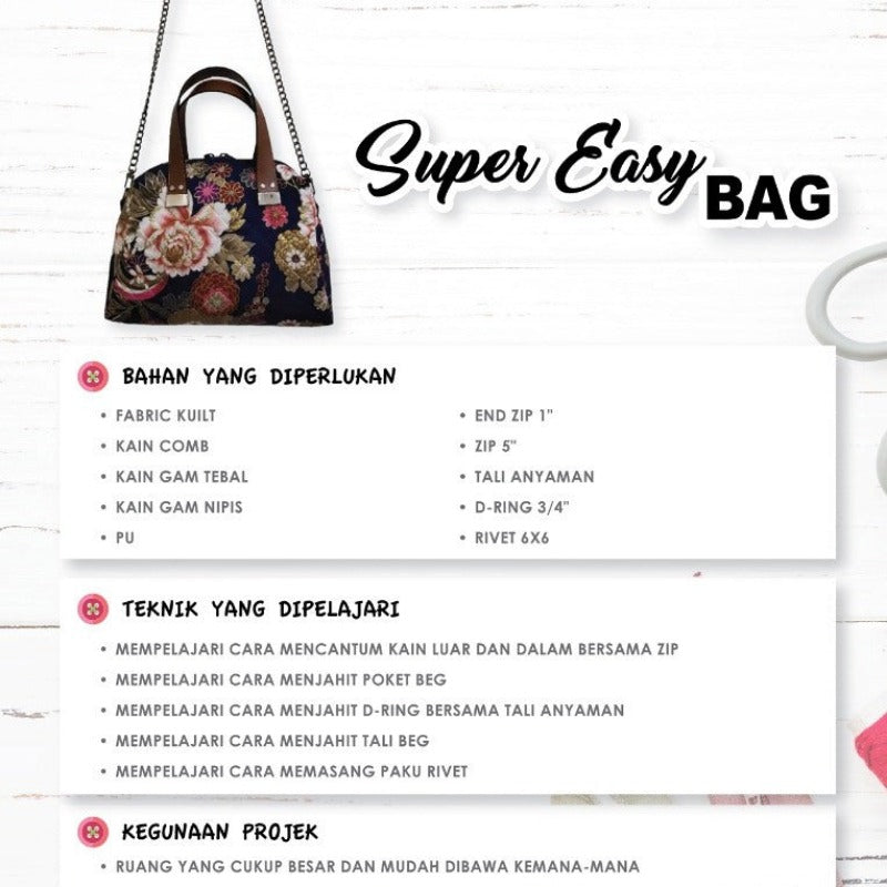Super Easy Bag Online Workshop