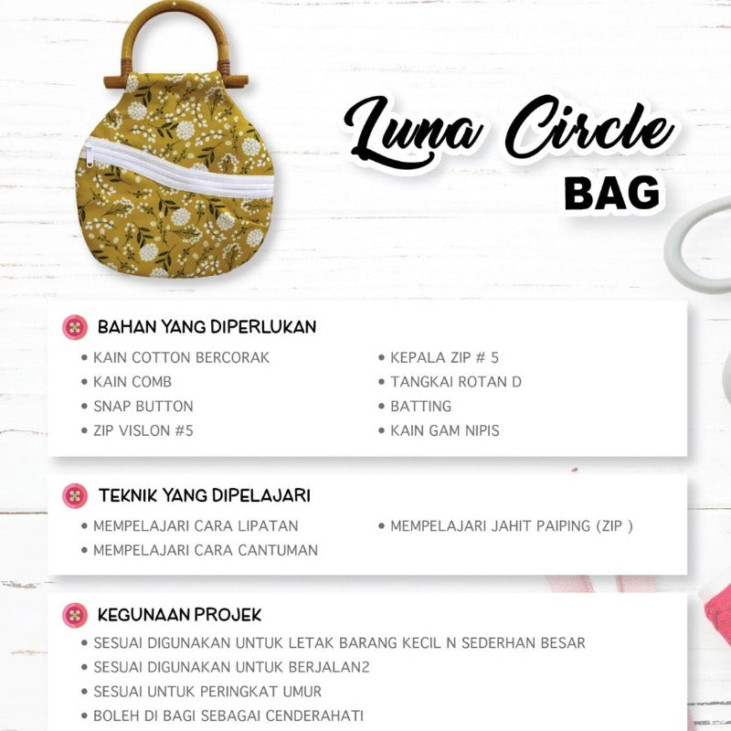 Luna Circle Bag Online Workshop