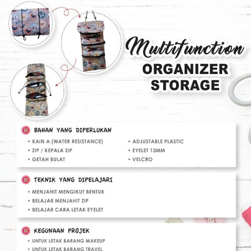 Multifunction Organizer Storage Online Workshop
