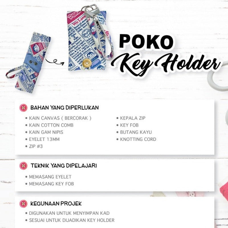 POKO Key Holder Online Workshop