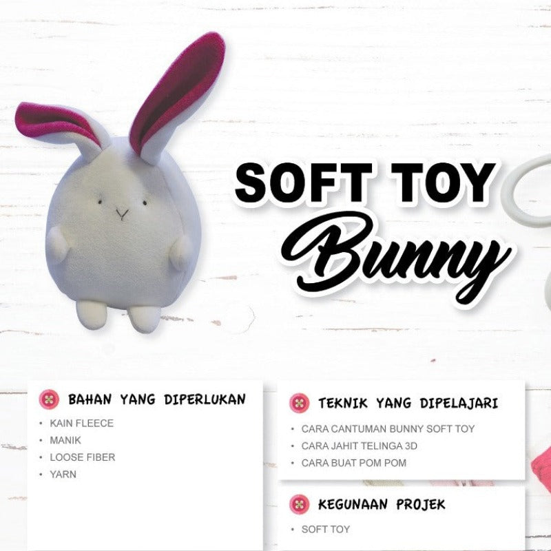 Soft Toy Bunny Online Workshop