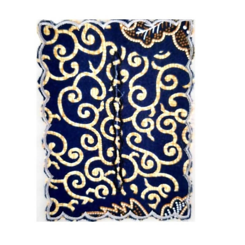 Tissue pouch embroidery ( batik )