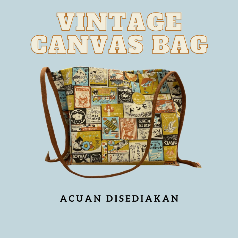 Vintage Canvas Bag Online Workshop