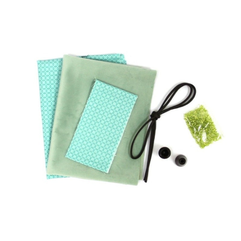 Beads Embroidery Drawstring Pouch Material Pack