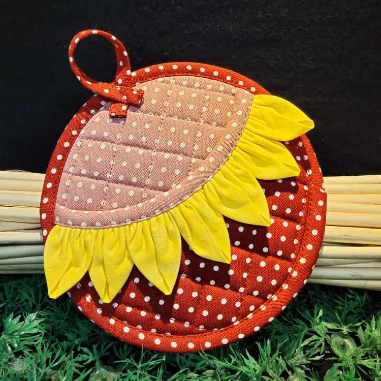 Sunflower Pot Holder Material Pack