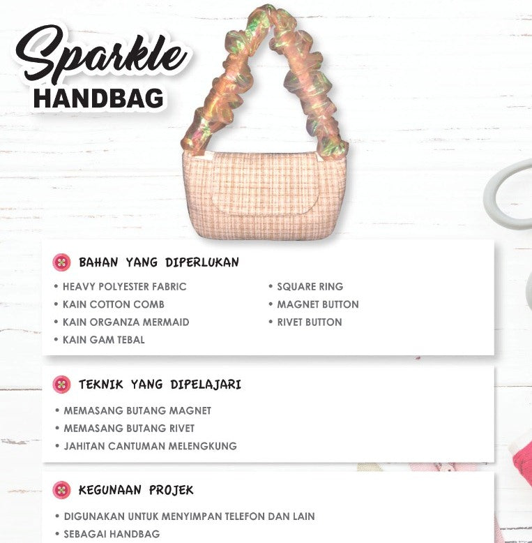 Sparkle Handbag Online Workshop