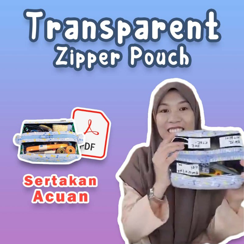 Transparent Zipper Pouch Online Workshop
