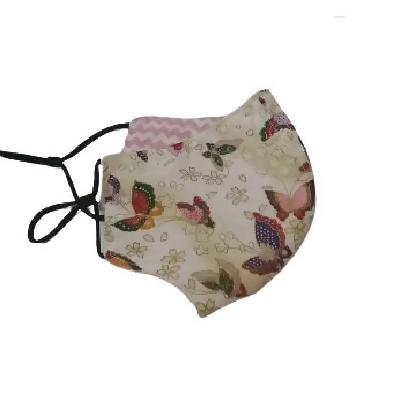 Fabric Cotton Mask ( Japanese Butterfly)
