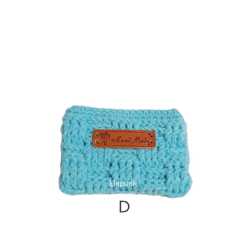 Crochet card holder - plain color