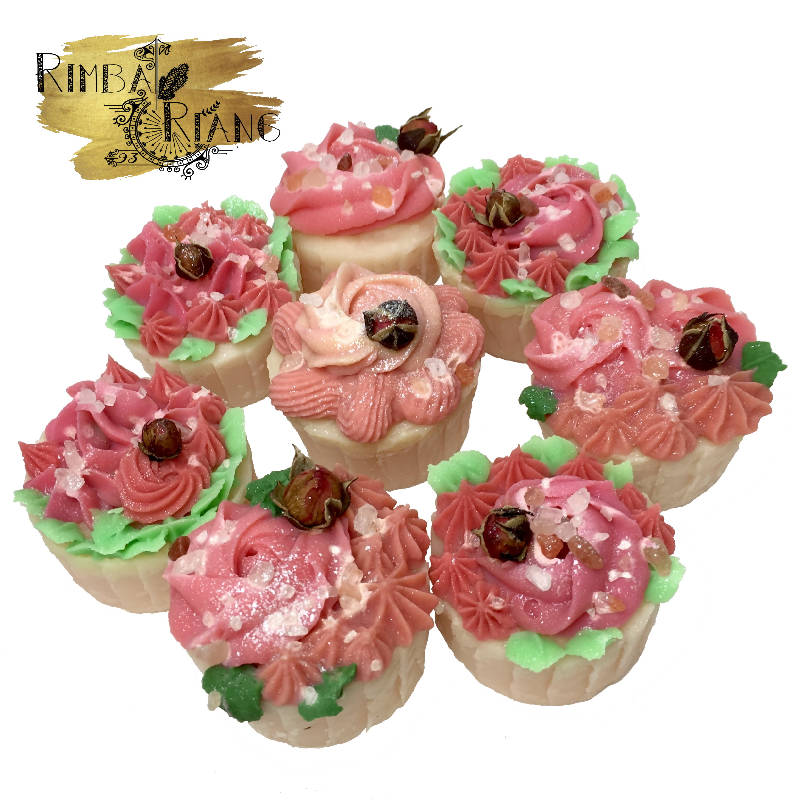 Handmade soap - Rose Cupcake