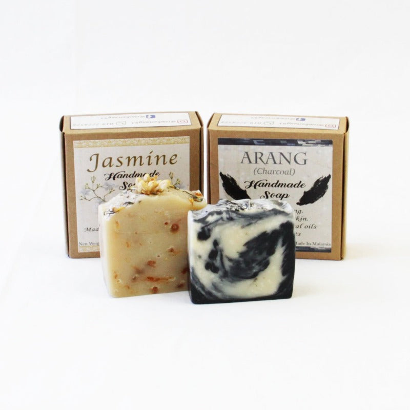 Jasmine & Charcoal Handmade Soap (Set)