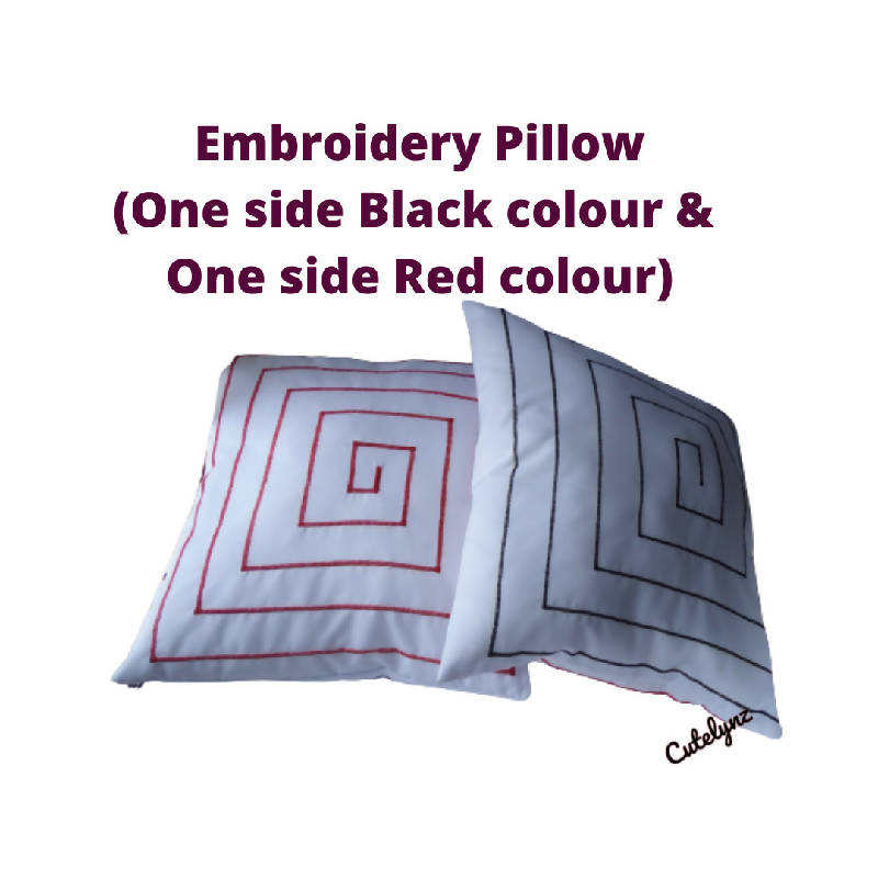 Twisted Embroidery Pillow