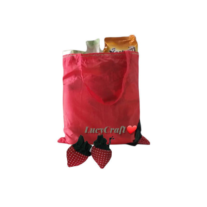 Strawberry Recycled Bag