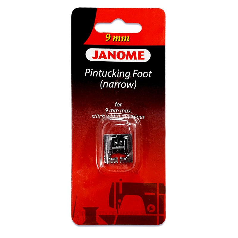 Janome 9 mm Pintucking Foot (Narrow)