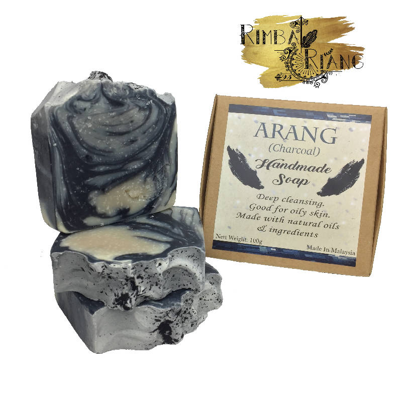 Handmade soap - Sabun Arang (charcoal)