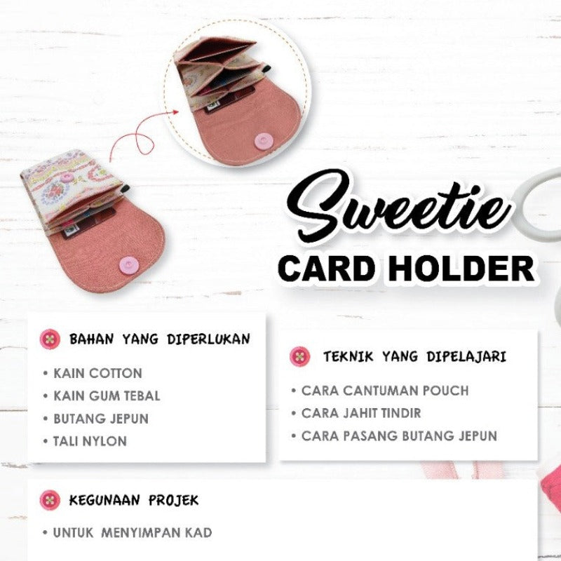 Sweetie Card Holder Online Workshop