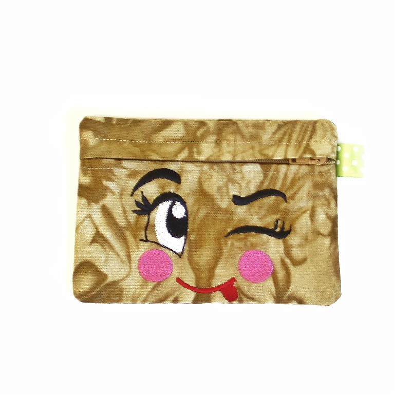 2 in1 Tissue pouch bag with cute eyes