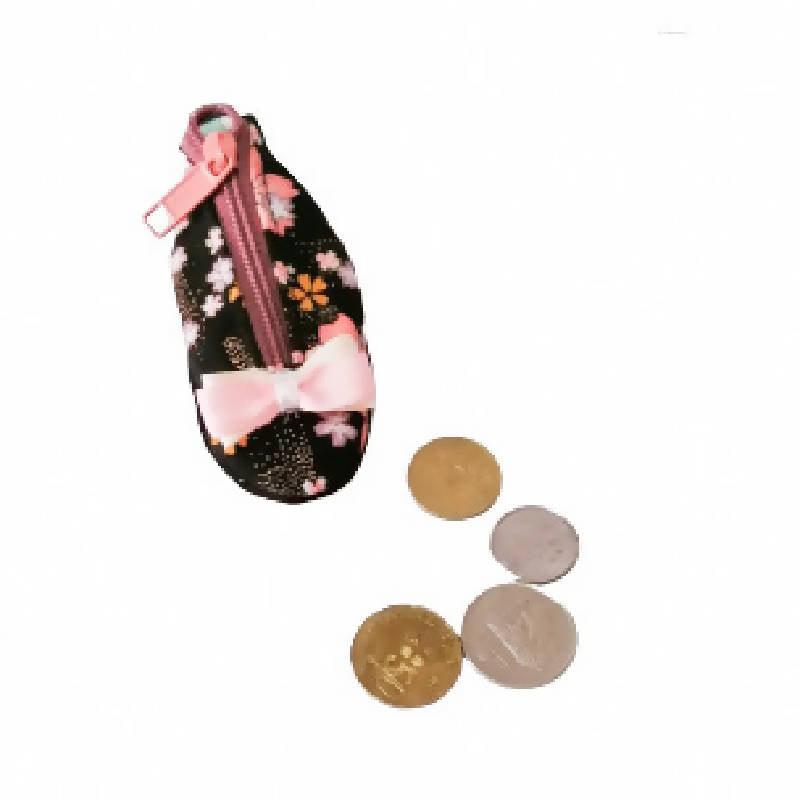 Thumbelina Coin Pouch 3A (Sakura in the night)