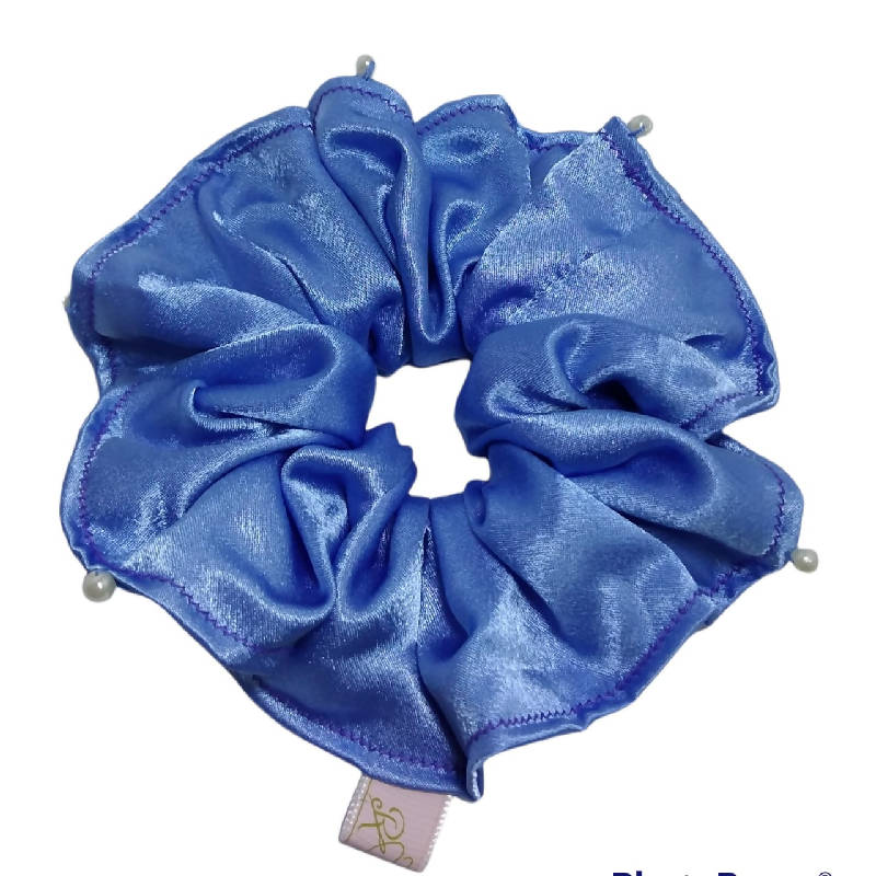 Satin Scrunchies with Pearl